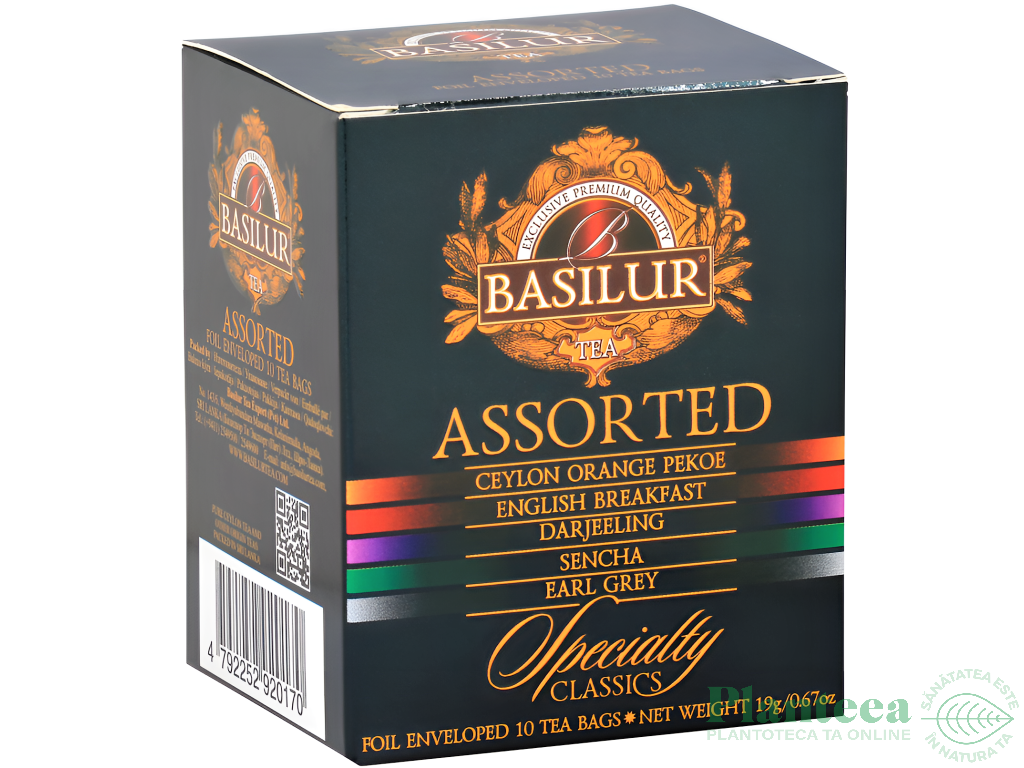 Ceai negru/verde Specialty Classics asortat 4sort 10dz - BASILUR