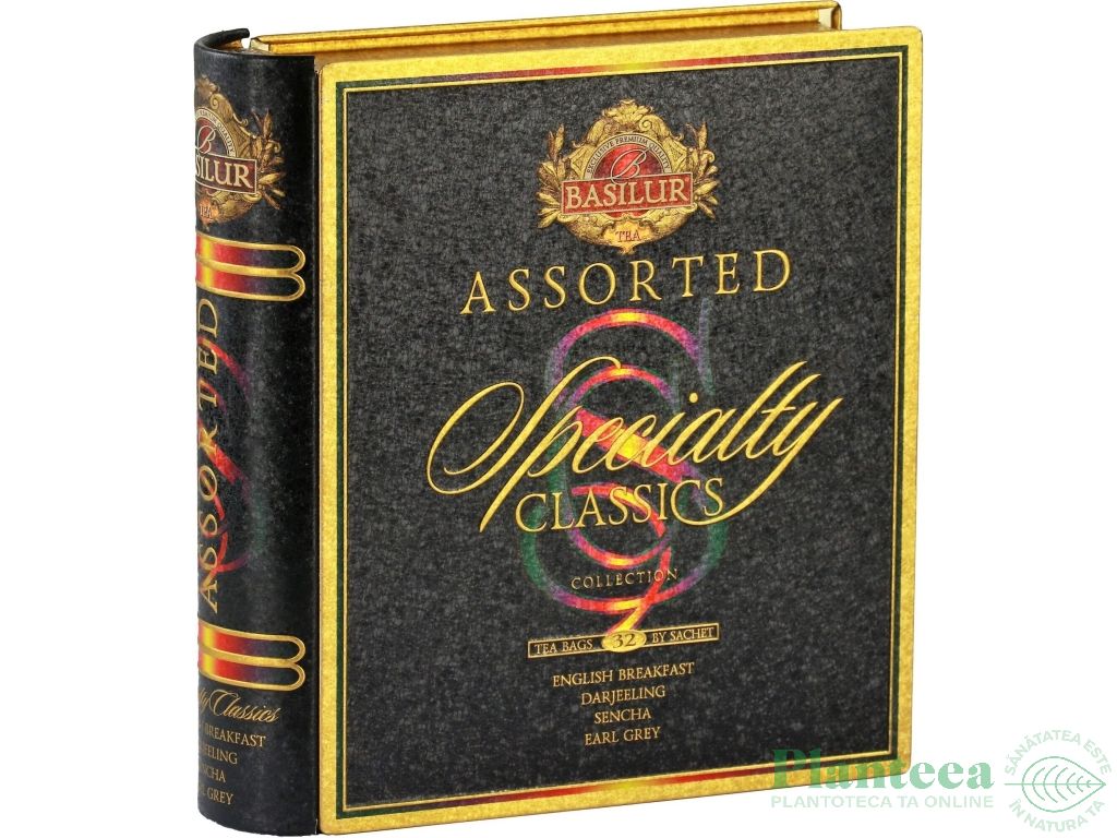 Ceai negru/verde Specialty Classics asortat 4sort carte 32dz - BASILUR