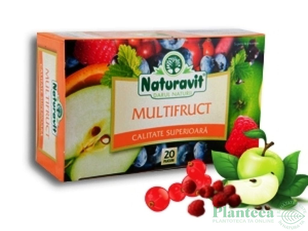 Ceai multifruct 20dz - NATURAVIT