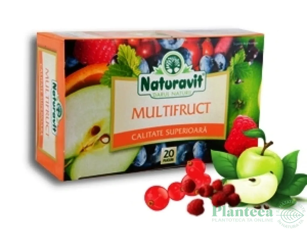 Ceai multifruct 20dz - NATURAVIT