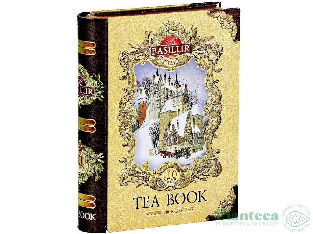 Ceai negru ceylon Tea Book vol2 carte 100g - BASILUR