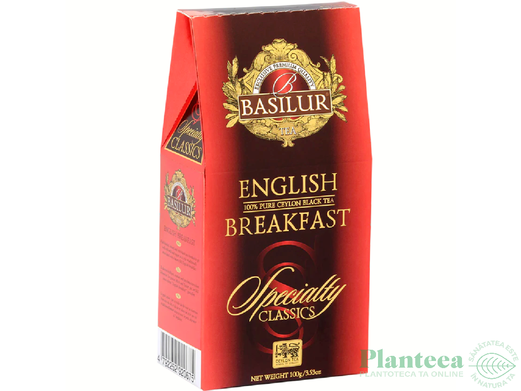 Ceai negru ceylon Specialty Classics english breakfast refill 100g - BASILUR