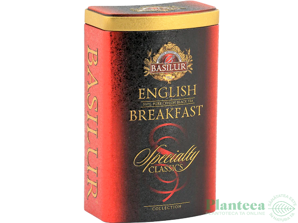 Ceai negru ceylon Specialty Classics english breakfast cutie 100g - BASILUR