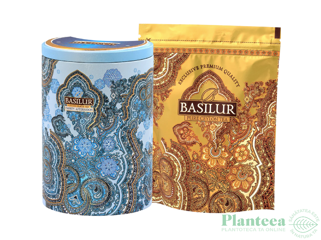 Ceai negru ceylon Oriental frosty afternoon cutie 100g - BASILUR