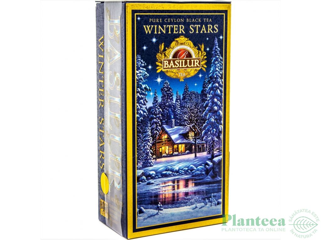 Ceai negru ceylon Infinite Moments winter stars 75g - BASILUR
