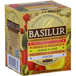 Ceai negru ceylon Magic Fruits asortat 5sort 10dz - BASILUR