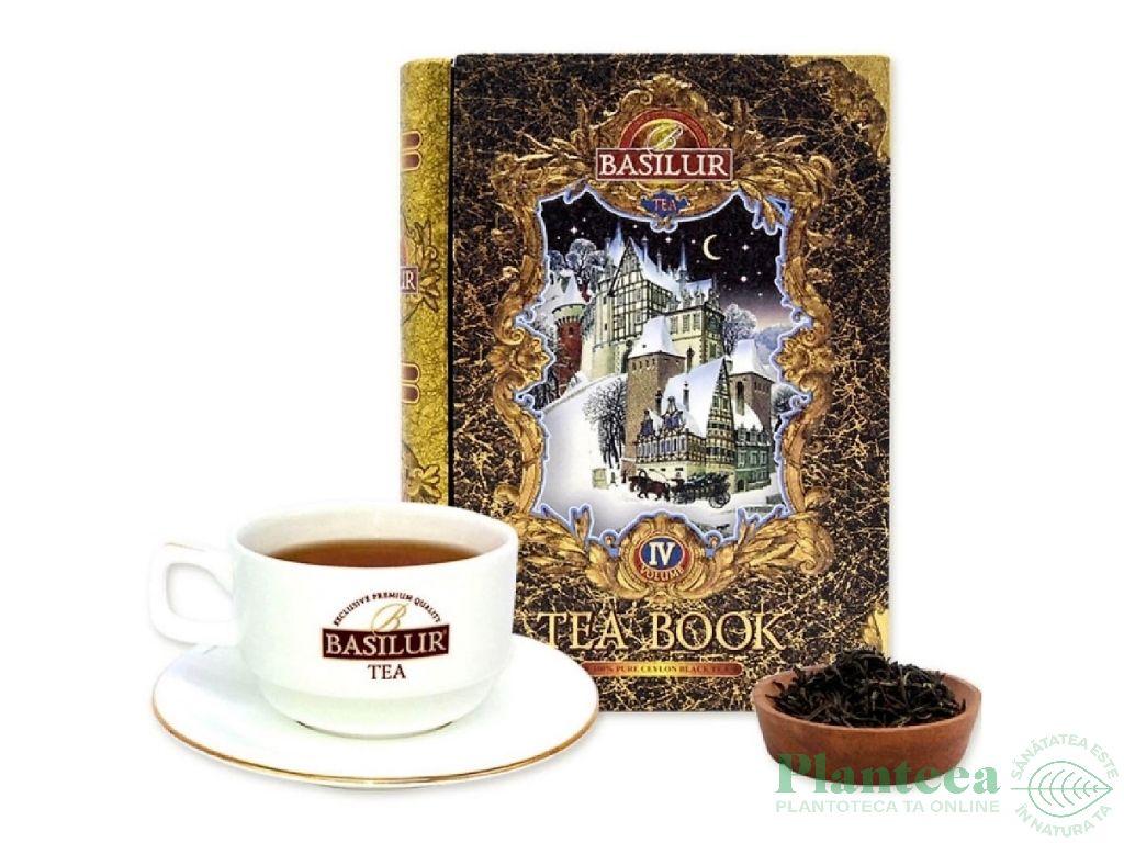 Ceai negru ceylon Tea Book vol4 carte 100g - BASILUR