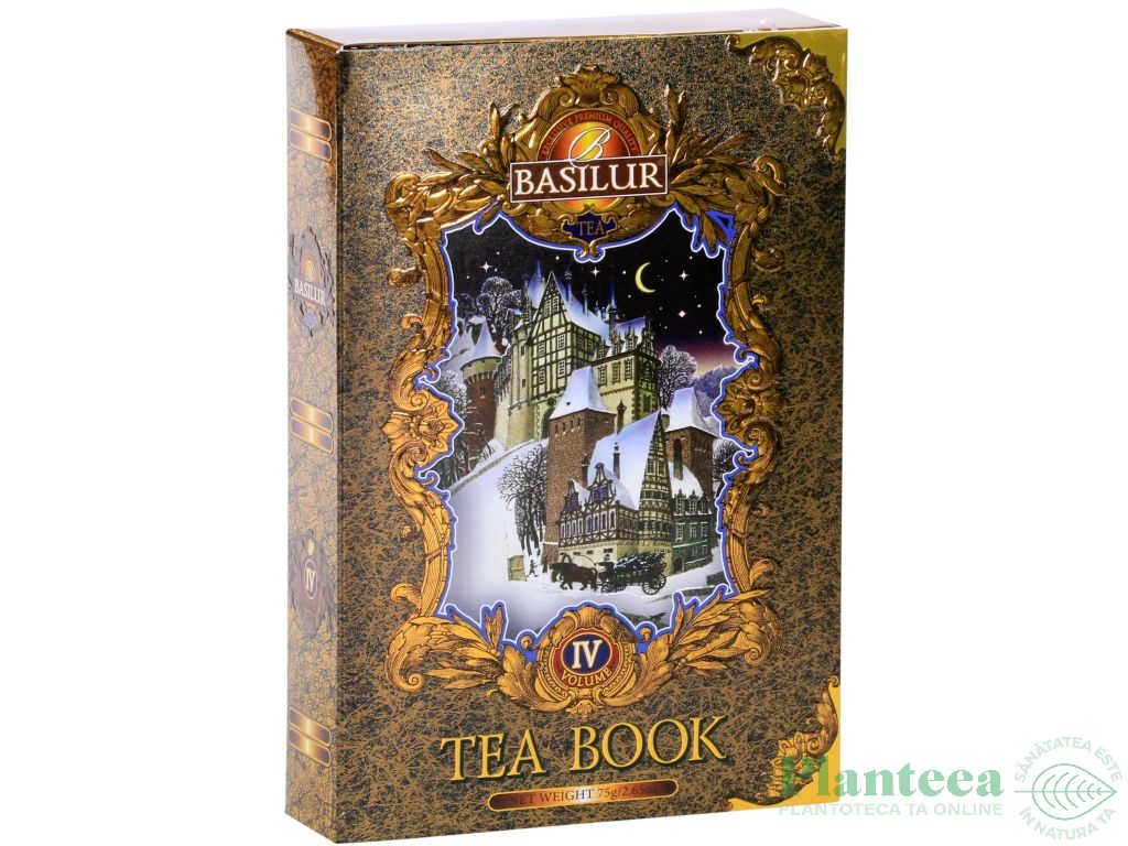 Ceai negru ceylon Tea Book vol4 carte 75g - BASILUR