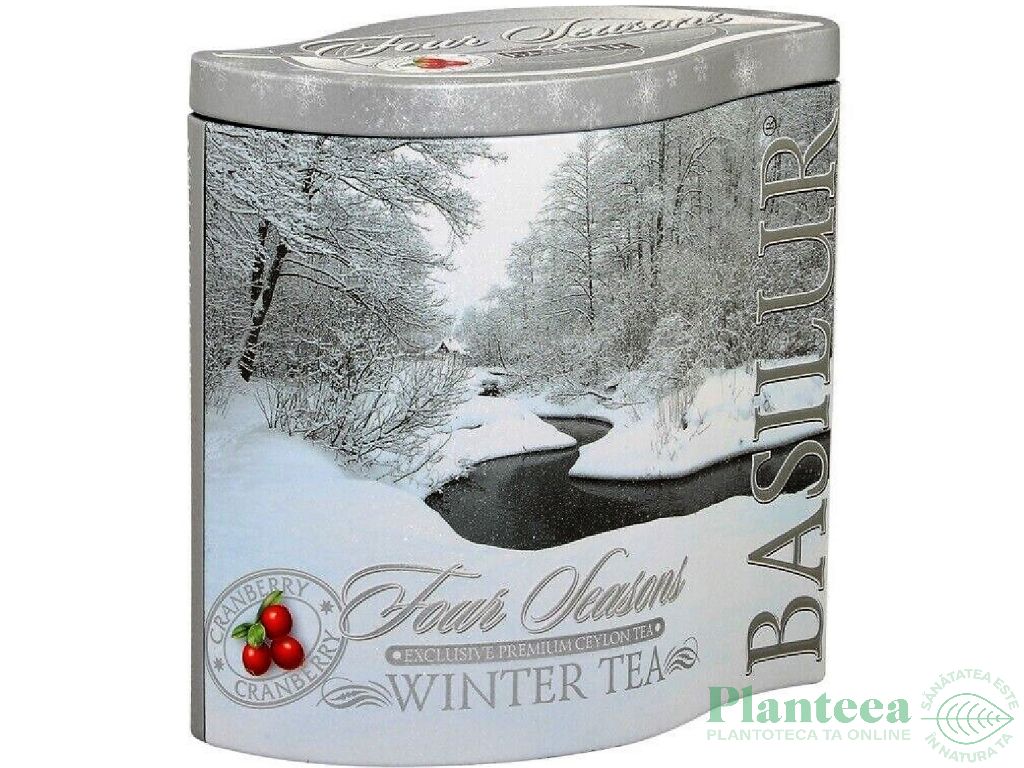 Ceai negru ceylon Four Seasons winter cutie 100g - BASILUR