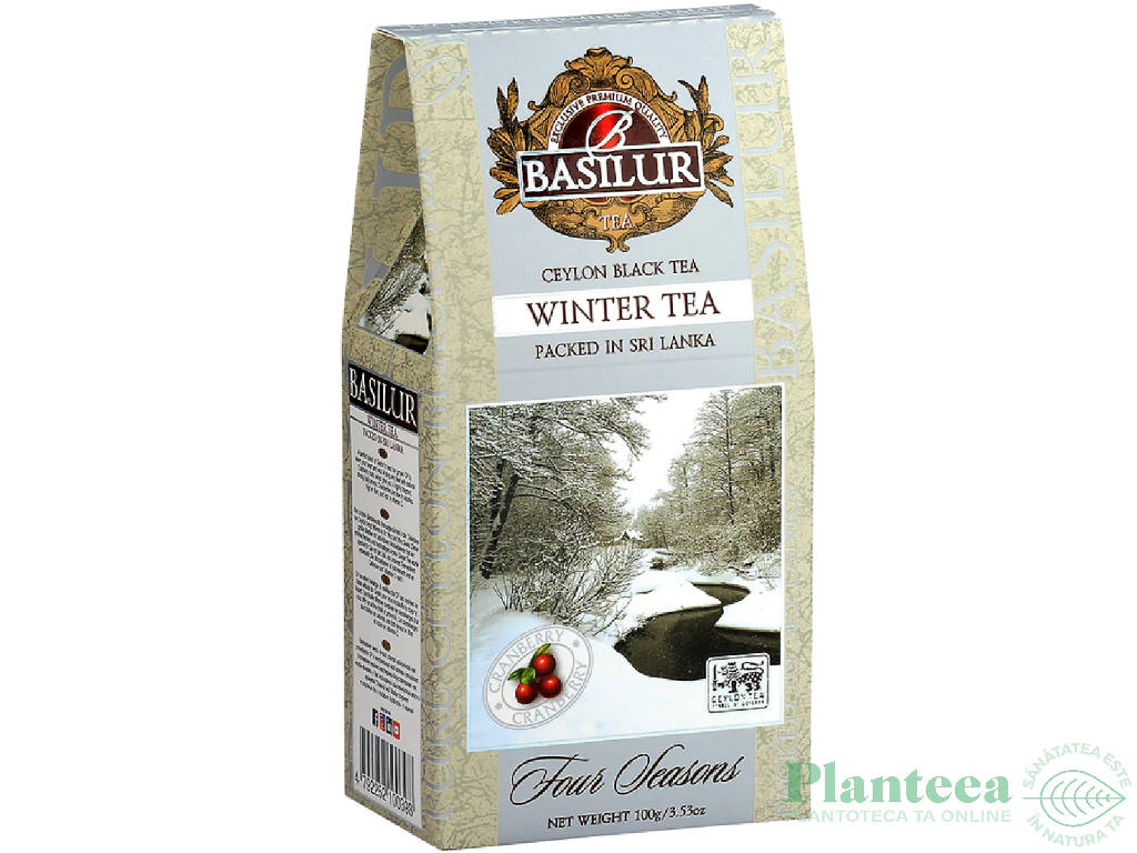 Ceai negru ceylon Four Seasons winter refill 100g - BASILUR