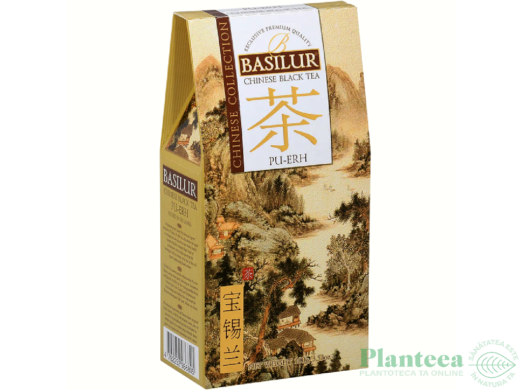 Ceai negru chinezesc Chinese pu erh refill 100g - BASILUR