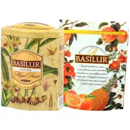 Ceai negru ceylon Magic Fruits ghimbir cutie 100g - BASILUR