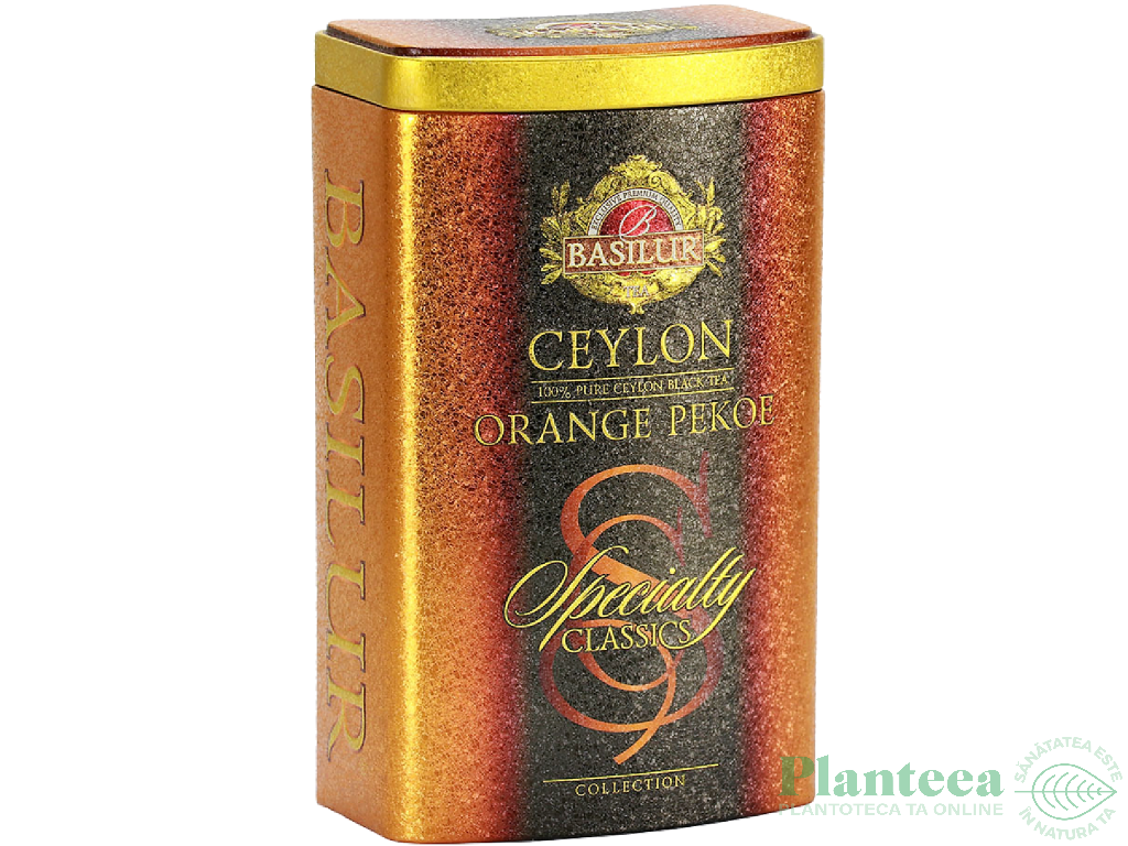 Ceai negru ceylon Specialty Classics orange pekoe cutie 100g - BASILUR