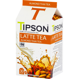 Ceai Latte negru pur ceylon Almond Thai 2,5gx30dz - TIPSON