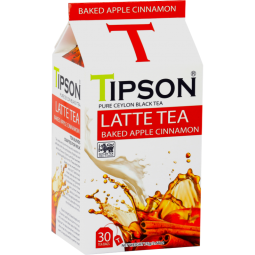 Ceai Latte negru pur ceylon Baked Apple Cinnamon 2,5gx30dz - TIPSON