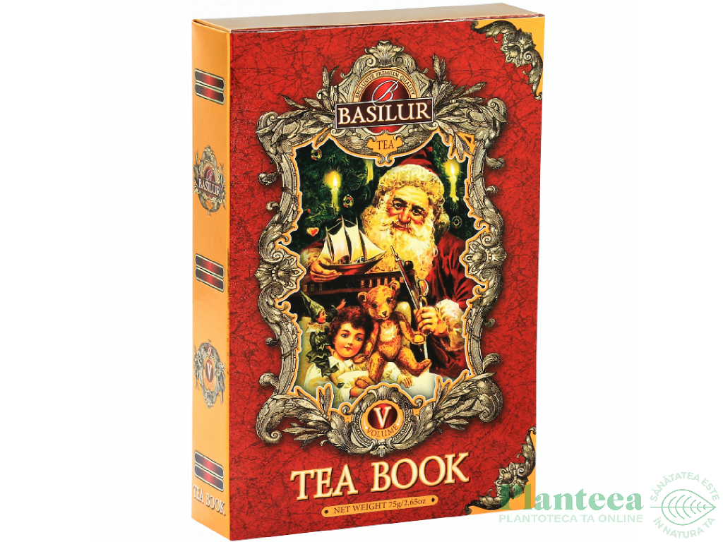 Ceai negru ceylon Tea Book vol5 carte 75g - BASILUR