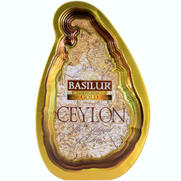 Ceai negru ceylon Island of Tea gold cutie 100g - BASILUR