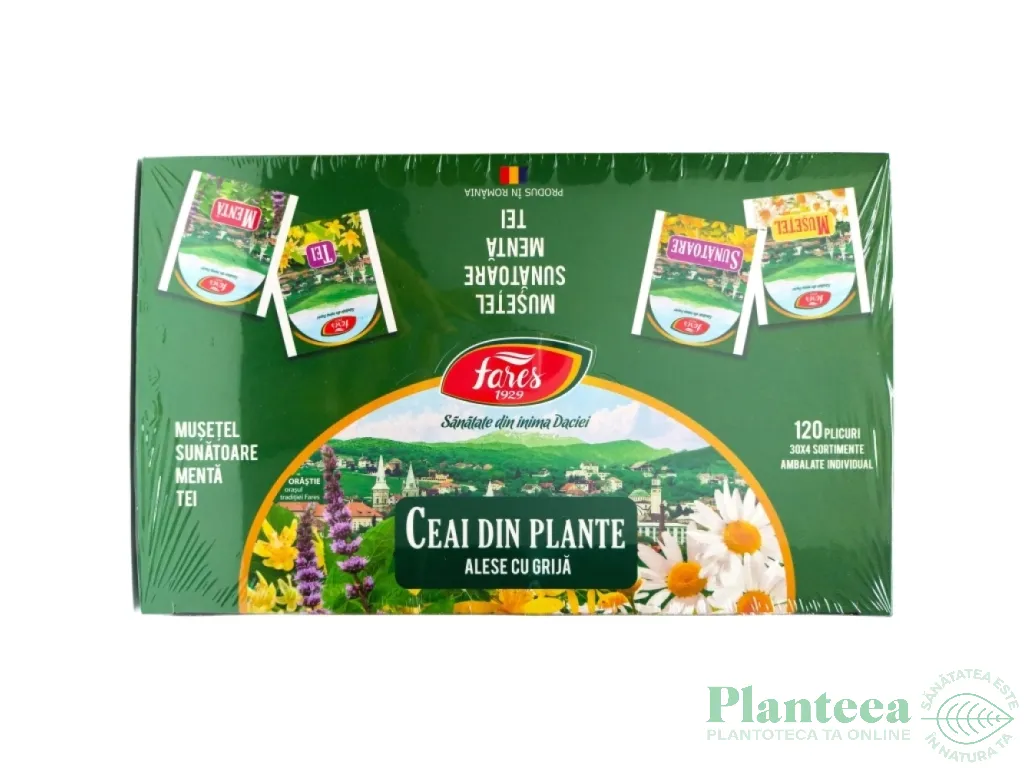 Ceai plante asortat horeca 120dz - FARES