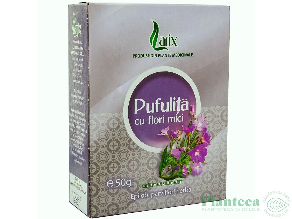 Ceai pufulita flori mici 50g - LARIX