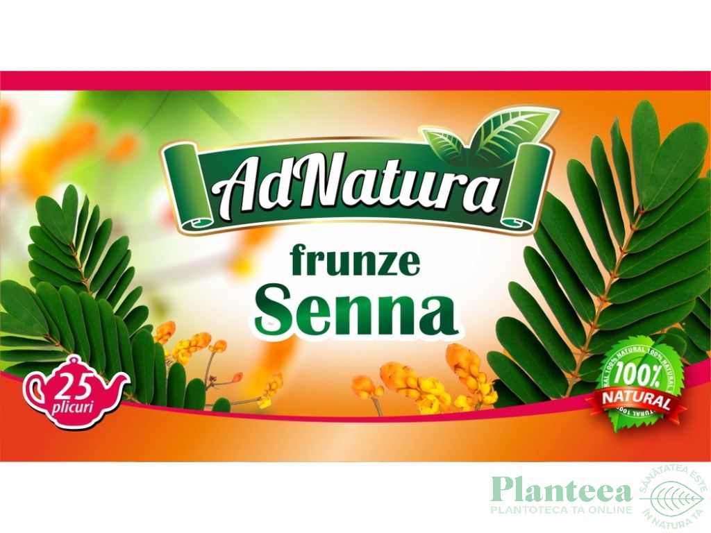 Ceai senna frunze 20dz - ADNATURA