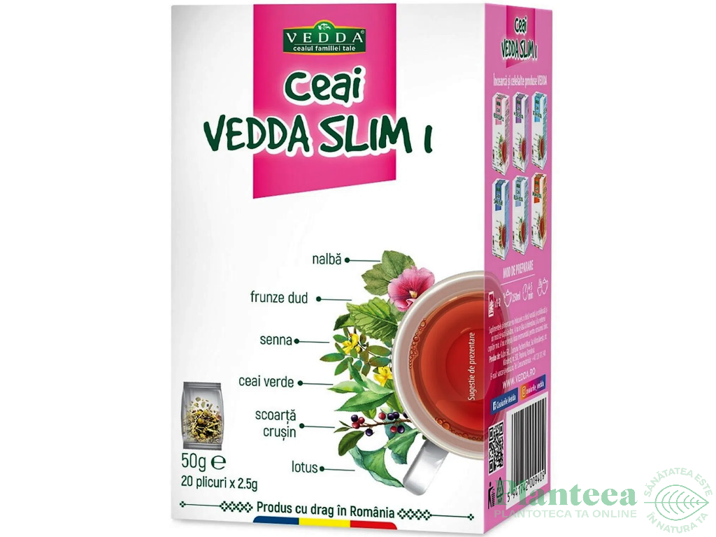 Ceai slabit vedda slim1 50g - VEDDA