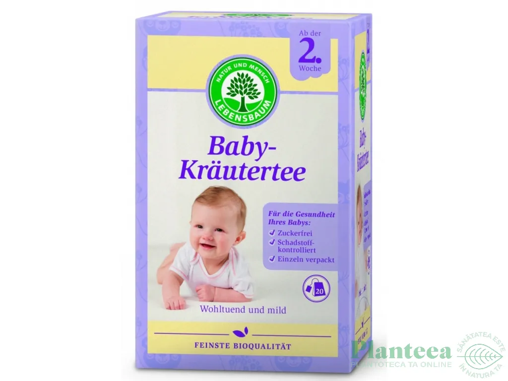 Ceai plante bebelusi +2sapt eco 20dz - LEBENSBAUM