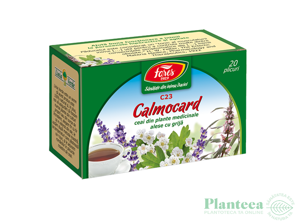 Ceai calmocard [calmant cardiac] 20dz - FARES