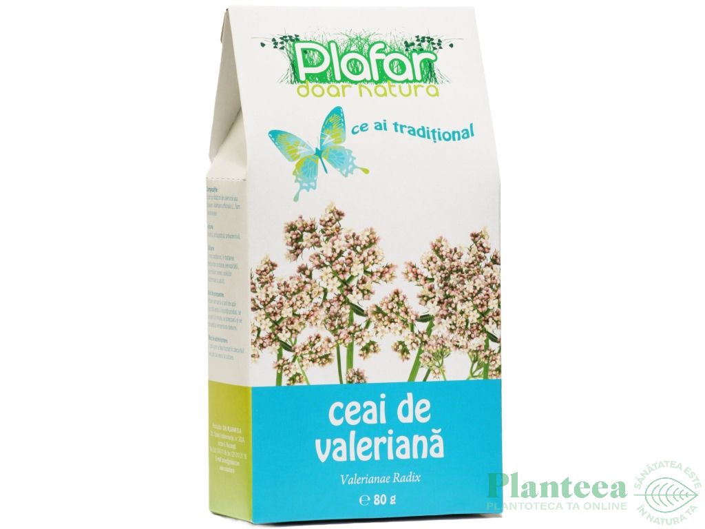 Ceai valeriana 80g - PLAFAR