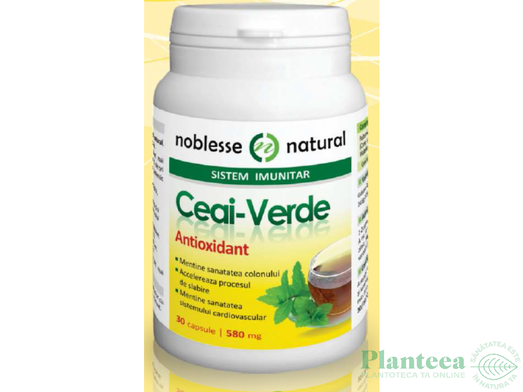 Ceai verde 580g 30cp - NOBLESSE NATURAL