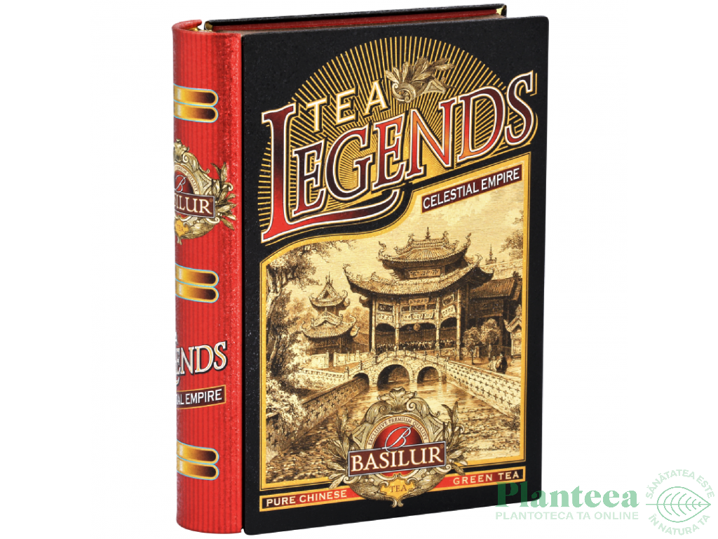 Ceai verde chinezesc Legends Celestial Empire carte 100g - BASILUR