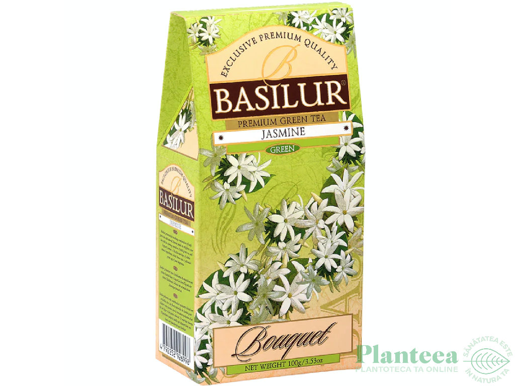 Ceai verde premium Bouquet jasmine refill 100g - BASILUR