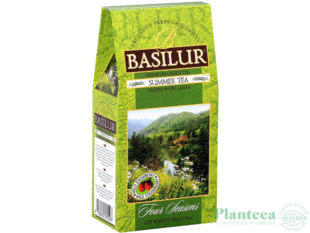 Ceai verde sencha Four Seasons summer refill 100g - BASILUR