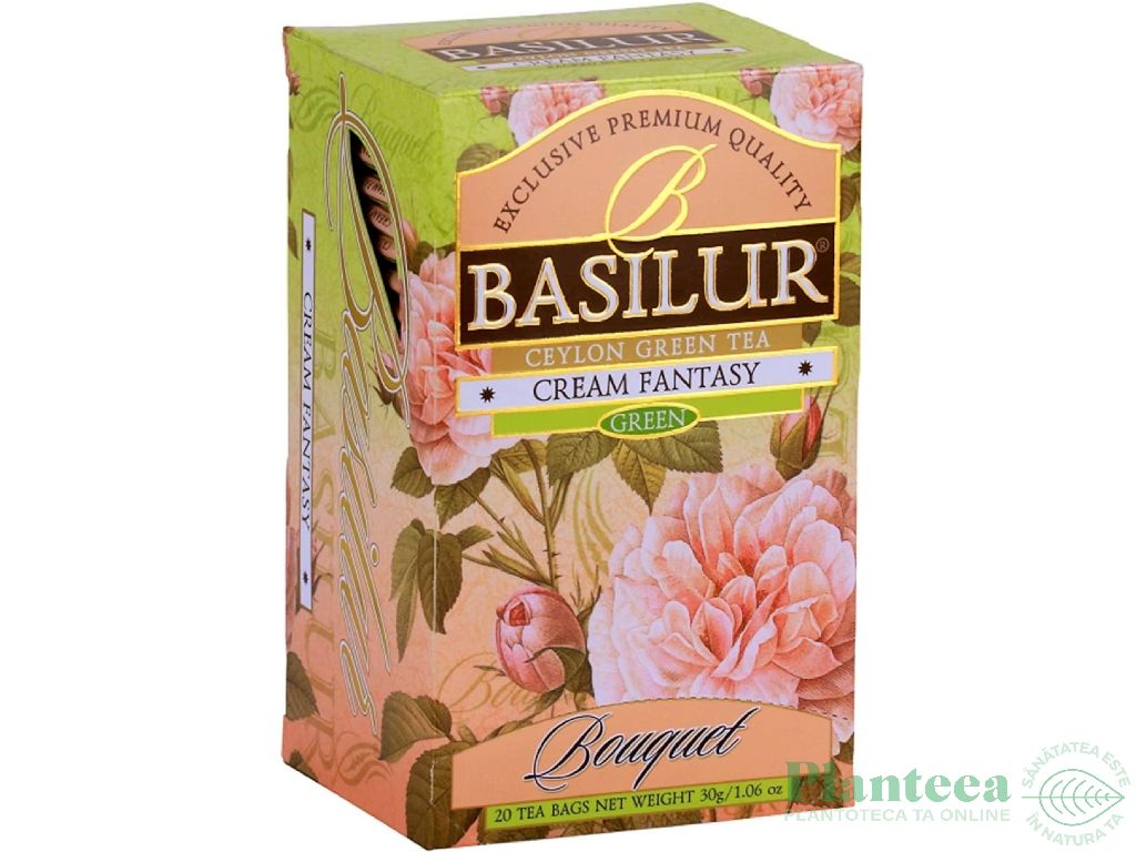 Ceai verde ceylon Bouquet cream fantasy 1,5gx25dz - BASILUR