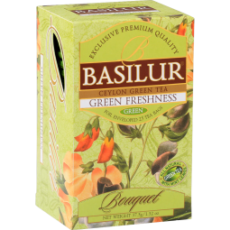 Ceai verde ceylon Bouquet green freshness 1,5gx25dz - BASILUR