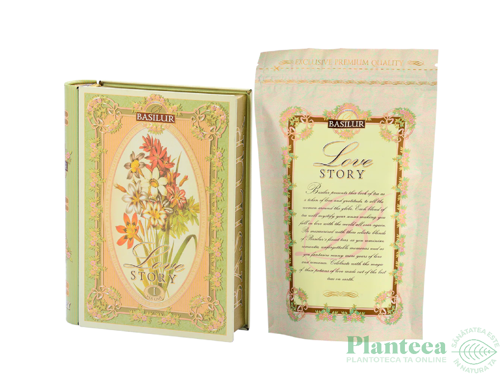 Ceai verde ceylon Miniature Love Story vol1 carte 5dz - BASILUR