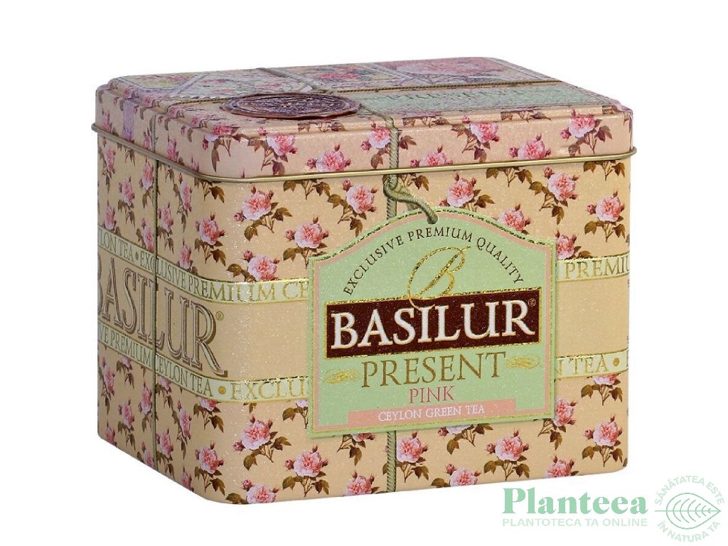 Ceai verde ceylon Present Pink cutie 100g - BASILUR