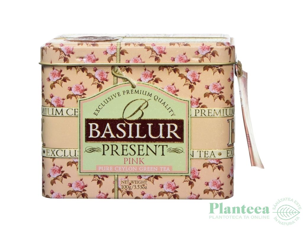 Ceai verde ceylon Present Pink cutie 100g - BASILUR