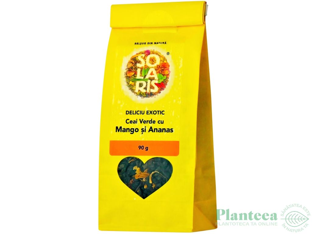 Ceai verde mango ananas 90g - SOLARIS