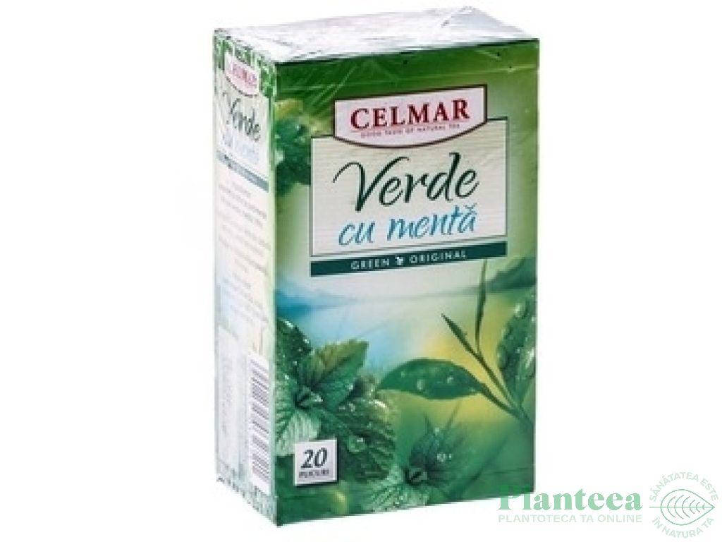 Ceai verde menta 20dz - CELMAR