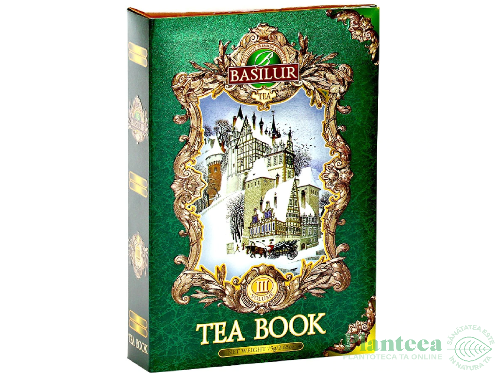 Ceai verde ceylon Tea Book vol3 carte 75g - BASILUR