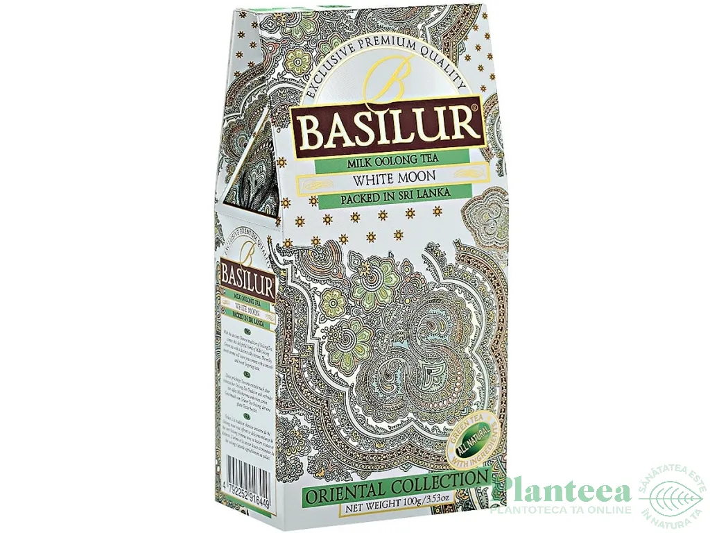 Ceai milk oolong Oriental white moon refill 100g - BASILUR