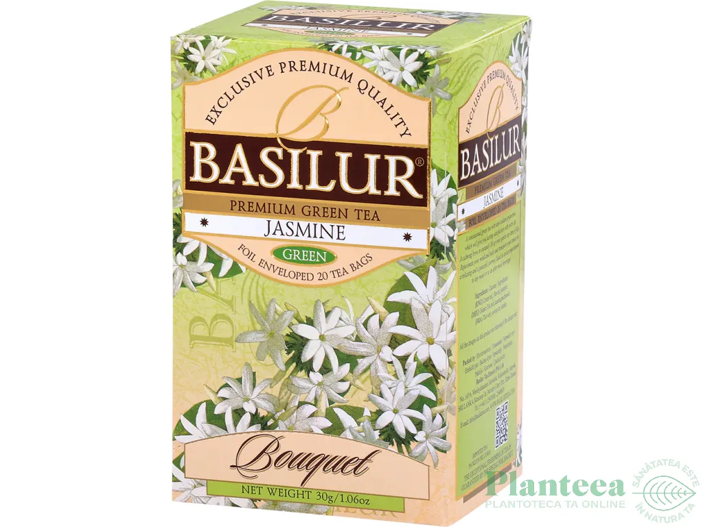 Ceai verde premium Bouquet jasmine 1,5gx25dz - BASILUR