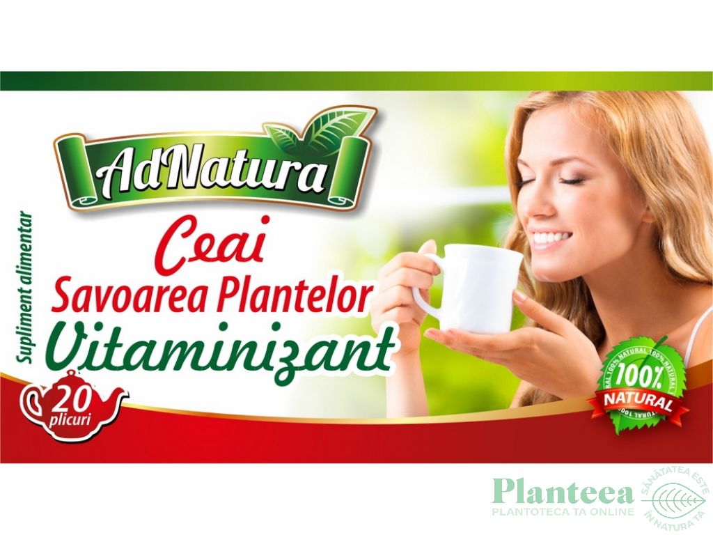 Ceai vitaminizant Savoarea Plantelor 20dz - ADNATURA