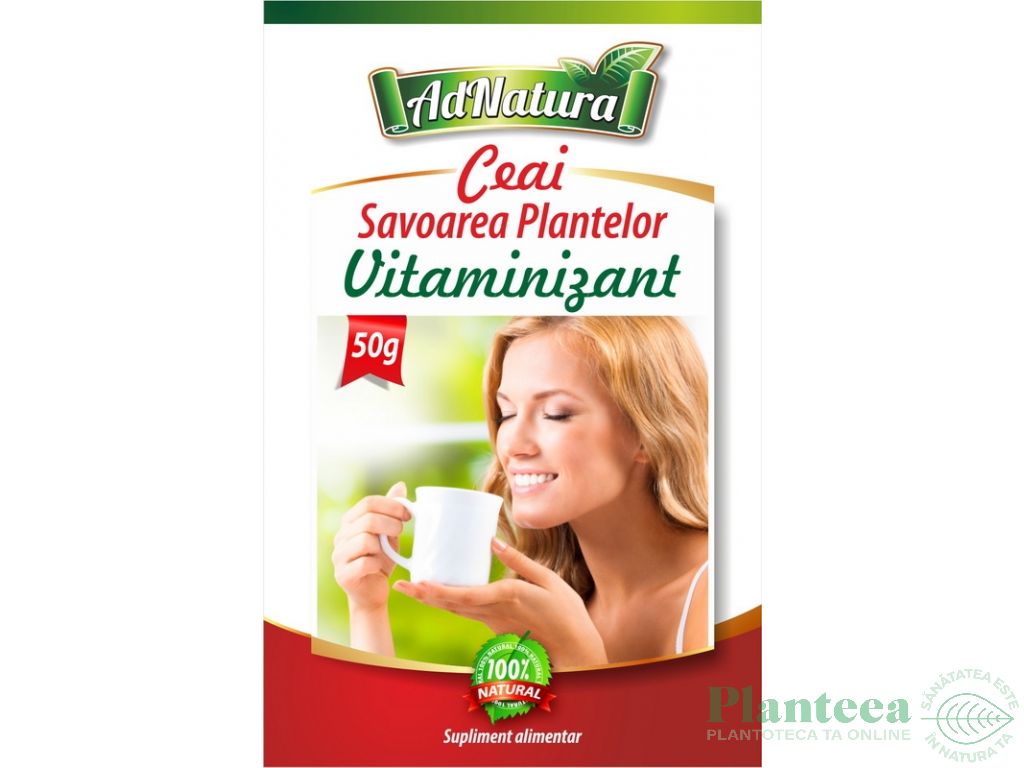 Ceai vitaminizant Savoarea Plantelor 50g - ADNATURA