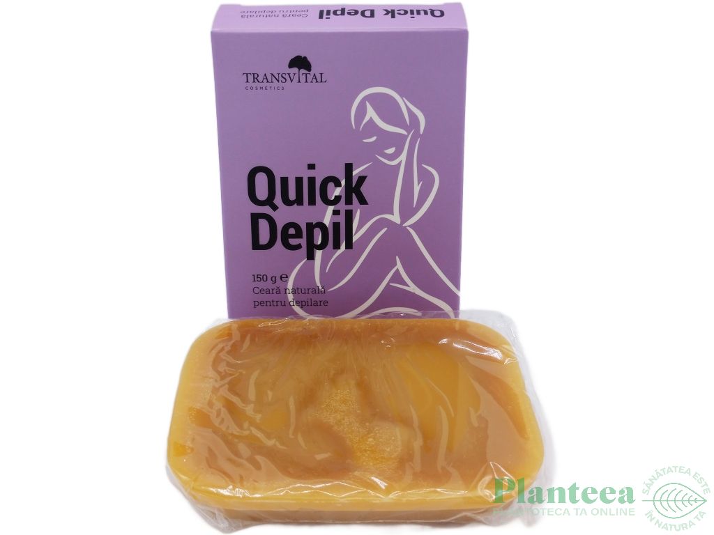 Ceara depilatoare naturala QuickDepil 150g - TRANSVITAL