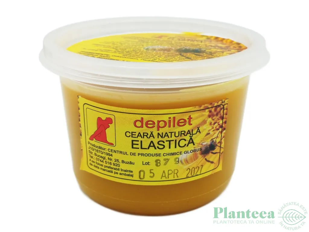 Ceara epilatoare refolosibila elastica naturala 250g - DEPILET
