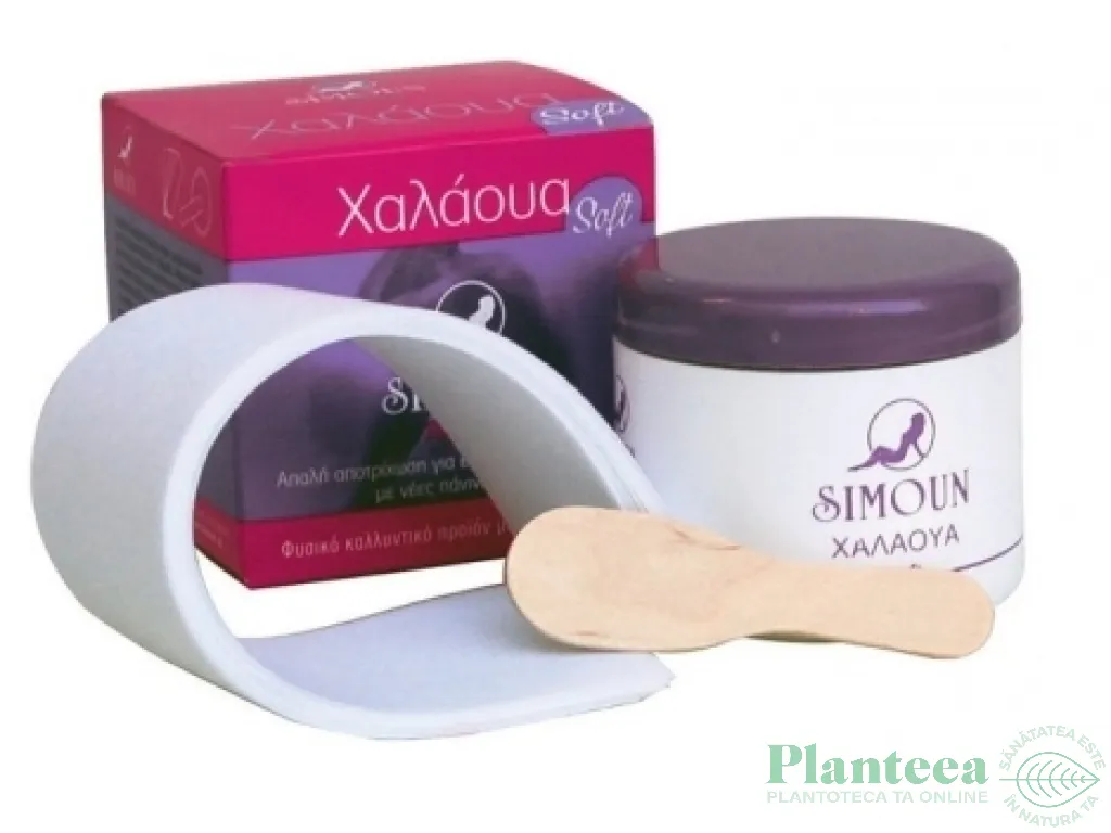 Ceara epilatoare naturala din zahar Soft 140g - SIMOUN