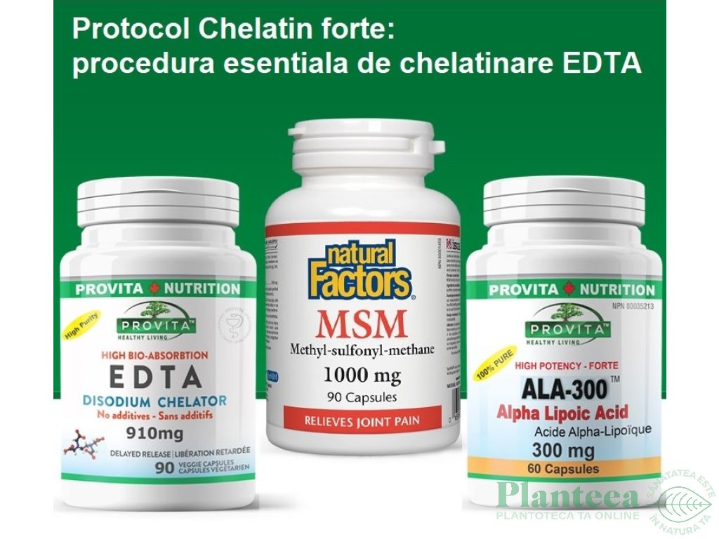 Protocol Chelatin forte [procedura esentiala de chelatinare EDTA] 3b - PROVITA