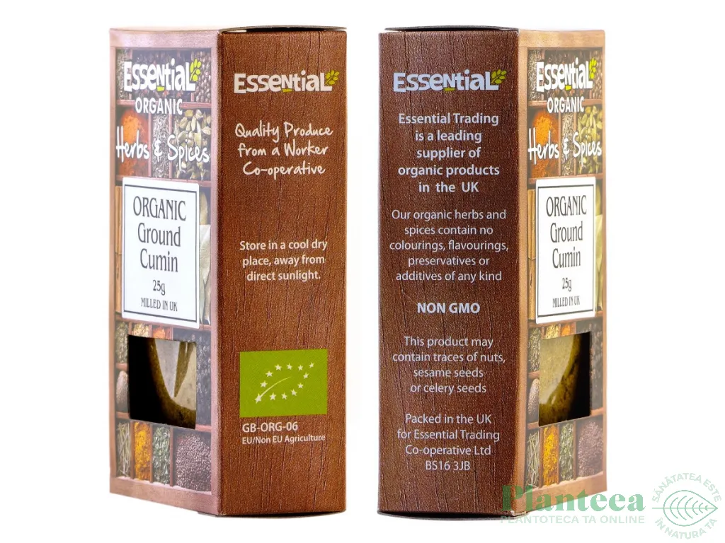 Condiment chimion macinat eco 25g - ESSENTIAL ORGANIC