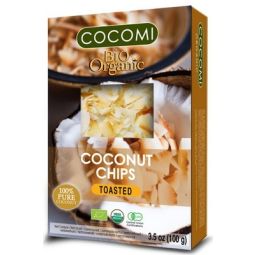 Chipsuri cocos coapte eco 100g - COCOMI